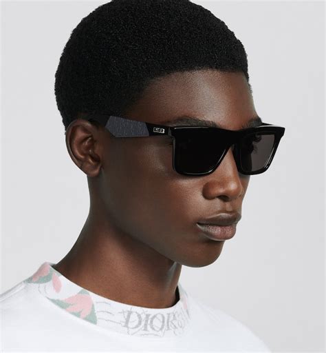 dior n27 glasses|DiorB27 S1I Black Rectangular Sunglasses .